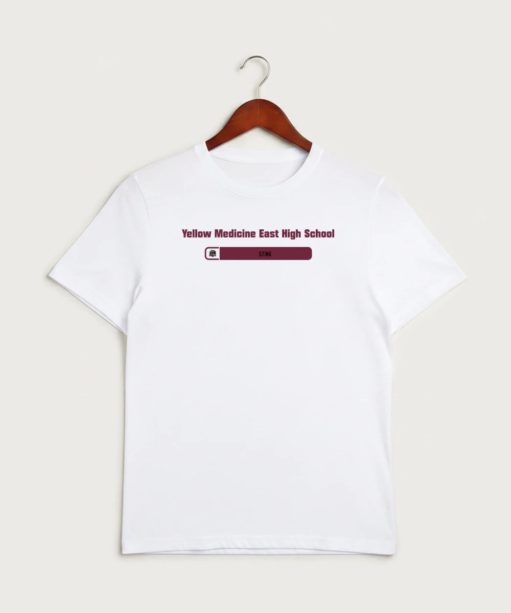 Yellow Medicine East High School Athletics - White Sport-Tek PosiCharge Competitor Tee. ST350