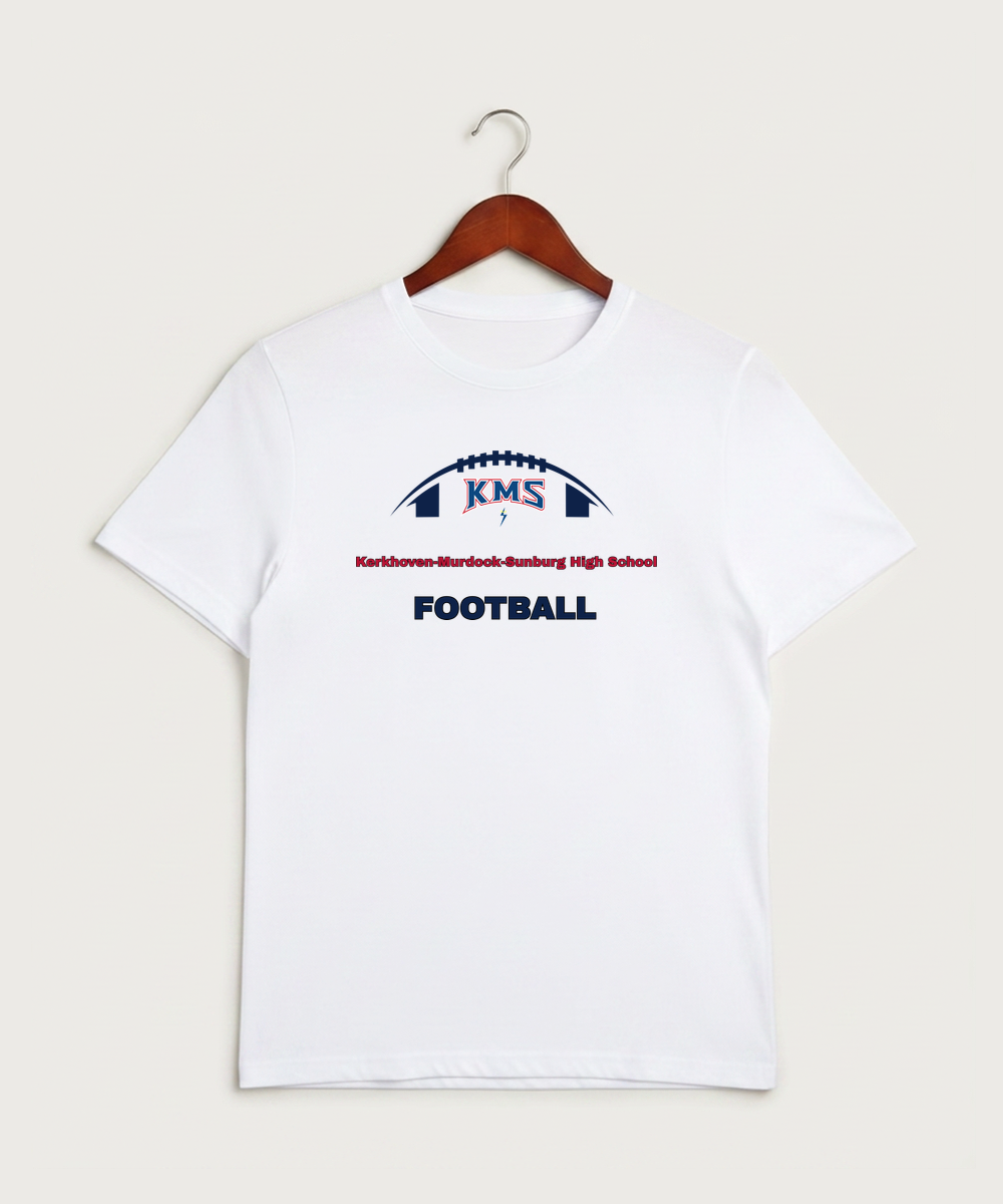 Kerkhoven-Murdock-Sunburg High School Football (Boys) - White Sport-Tek PosiCharge Competitor Tee. ST350