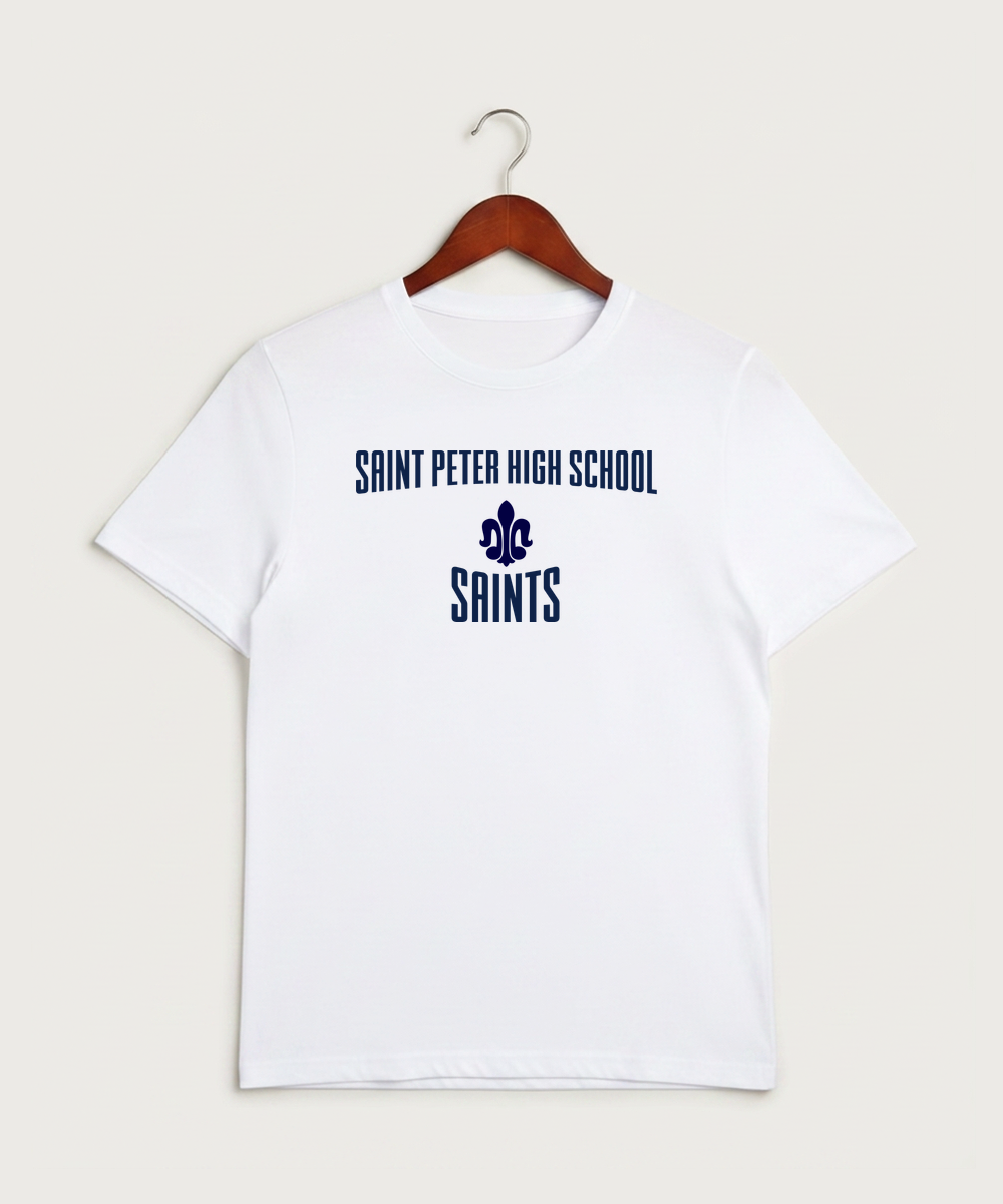 Saint Peter High School Athletics - White Sport-Tek PosiCharge Competitor Tee. ST350