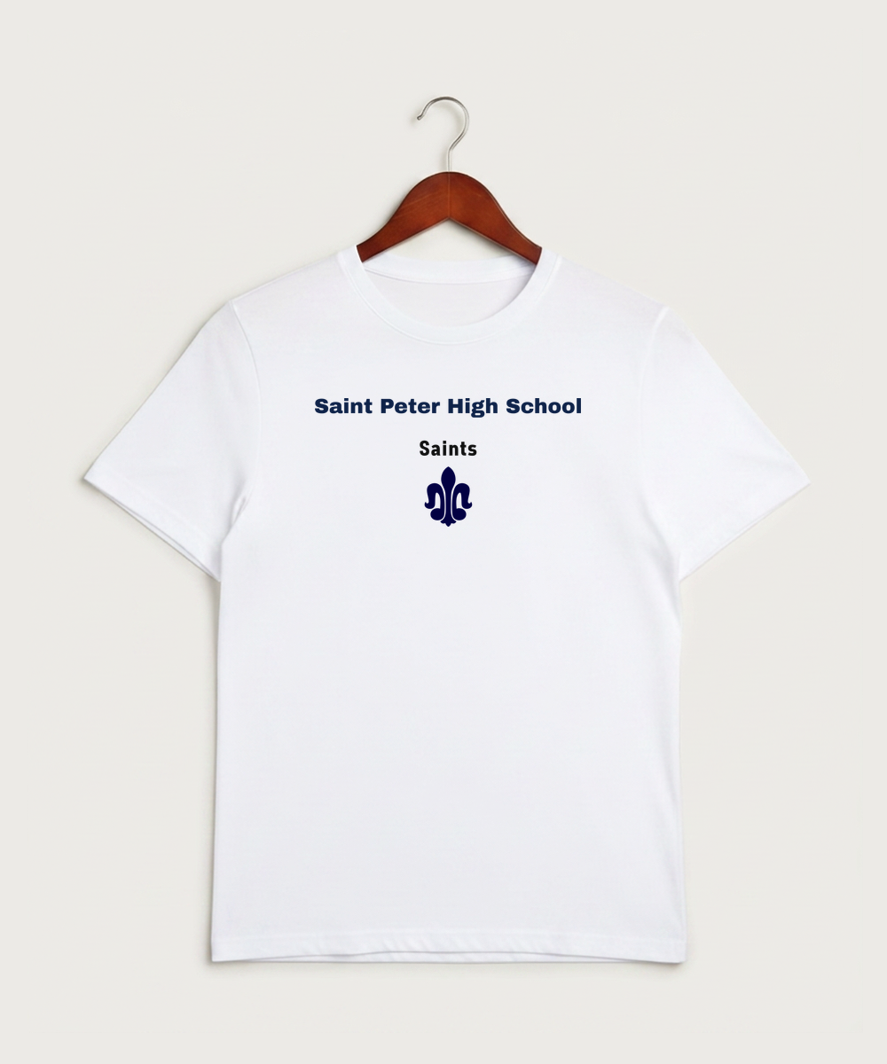 Saint Peter High School Athletics - White Sport-Tek PosiCharge Competitor Tee. ST350