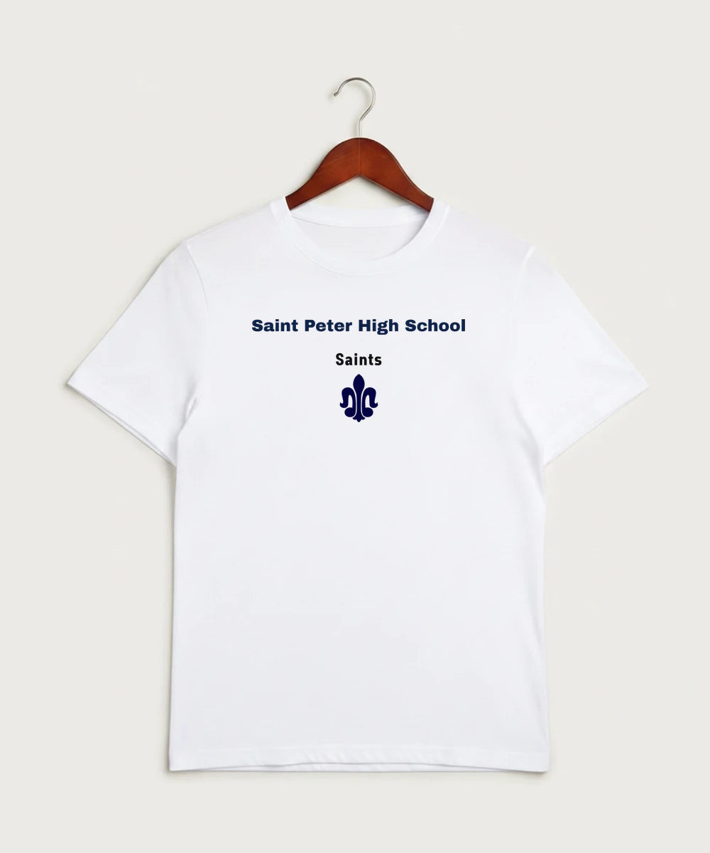 Saint Peter High School Athletics - White Sport-Tek PosiCharge Competitor Tee. ST350