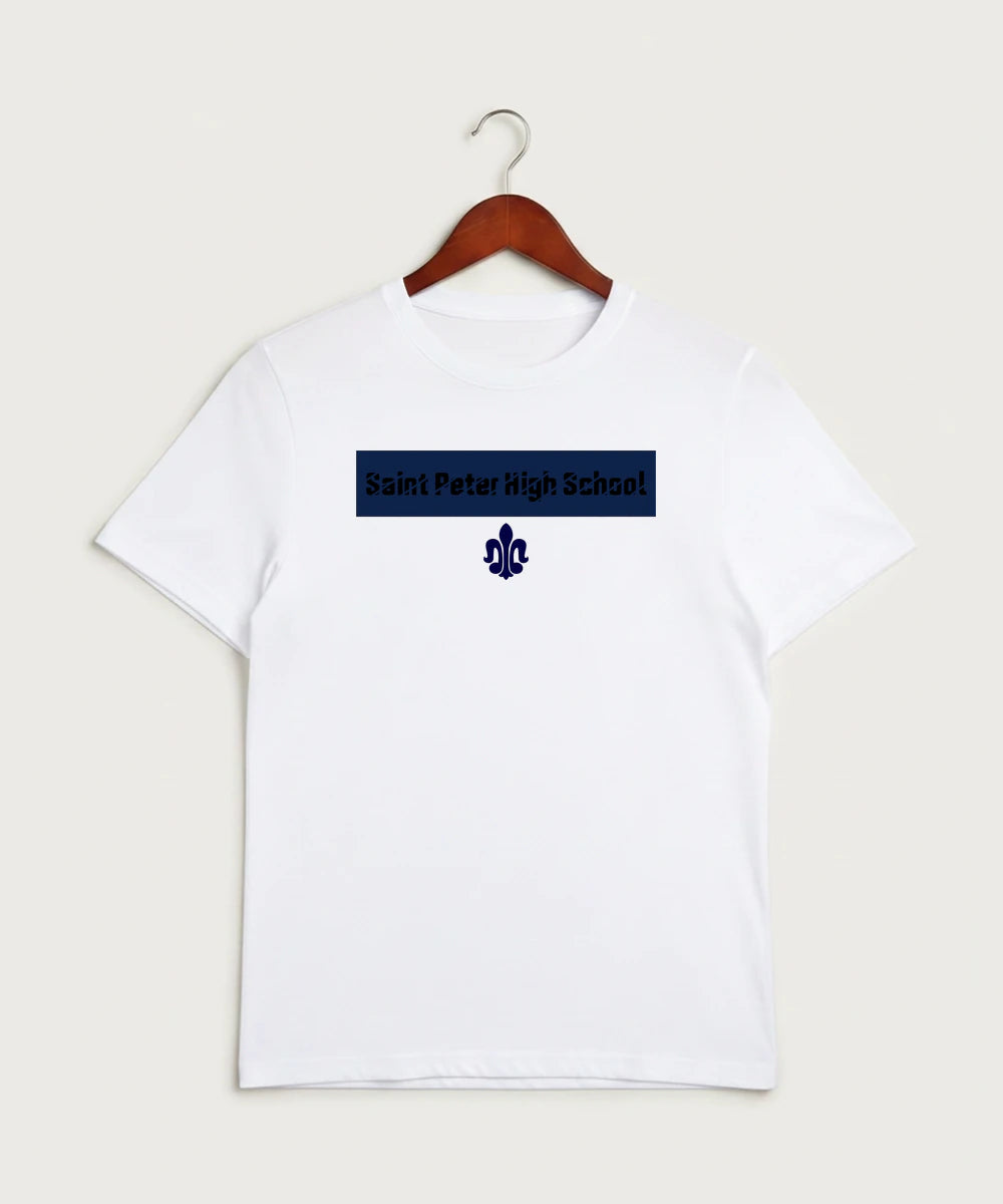 Saint Peter High School Athletics - White Sport-Tek PosiCharge Competitor Tee. ST350