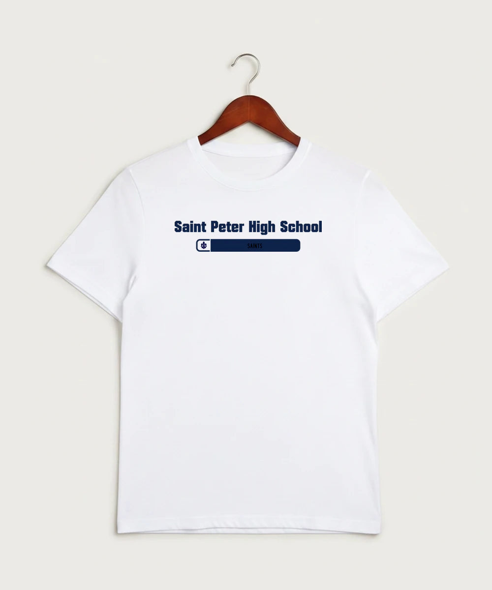 Saint Peter High School Athletics - White Sport-Tek PosiCharge Competitor Tee. ST350
