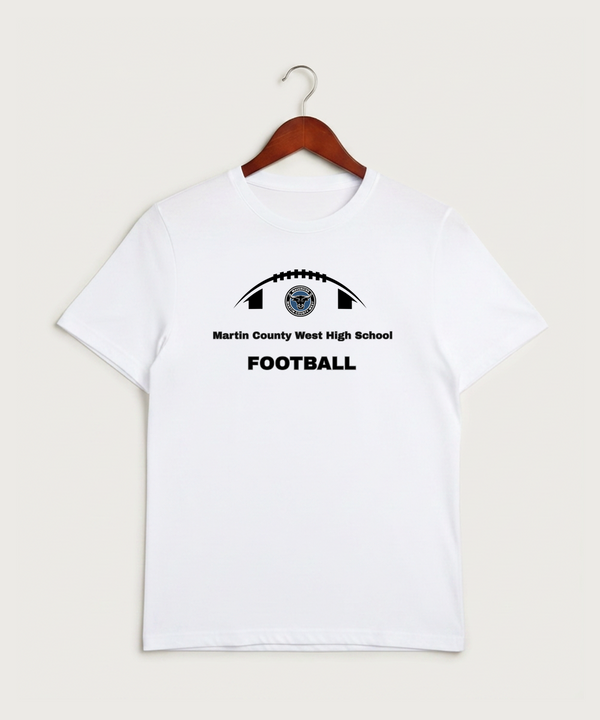 Martin County West High School Football (Boys) - White Sport-Tek PosiCharge Competitor Tee. ST350