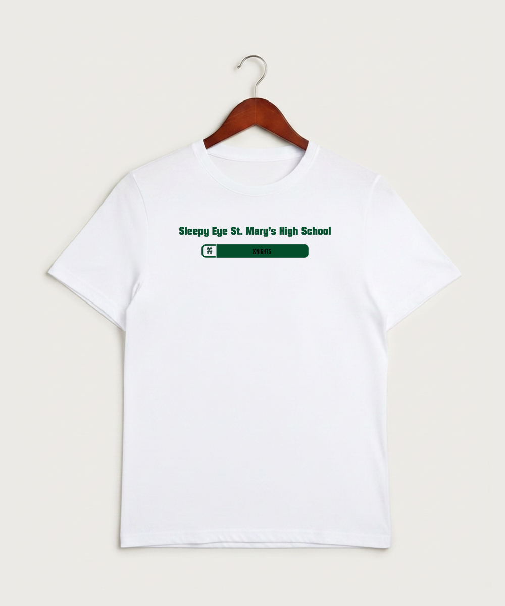 Sleepy Eye St. Mary's High School Athletics - White Sport-Tek PosiCharge Competitor Tee. ST350