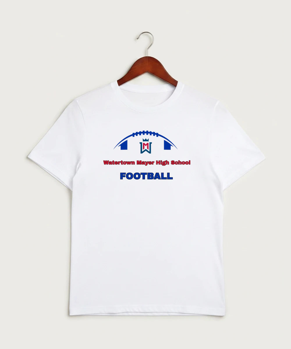 Watertown Mayer High School Football (Boys) - White Sport-Tek PosiCharge Competitor Tee. ST350