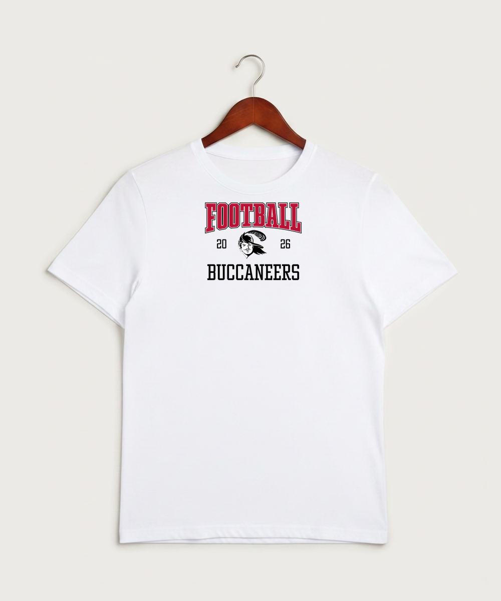 Border West Football (Boys) - White Sport-Tek PosiCharge Competitor Tee. ST350