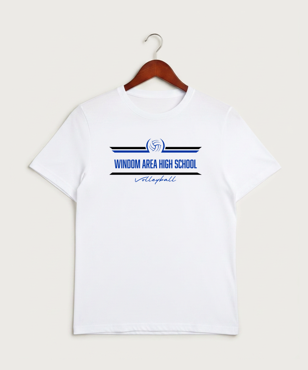 Windom Area High School Volleyball (Girls) - White Sport-Tek PosiCharge Competitor Tee. ST350