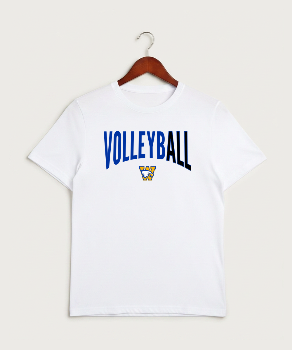 Windom Area High School Volleyball (Girls) - White Sport-Tek PosiCharge Competitor Tee. ST350