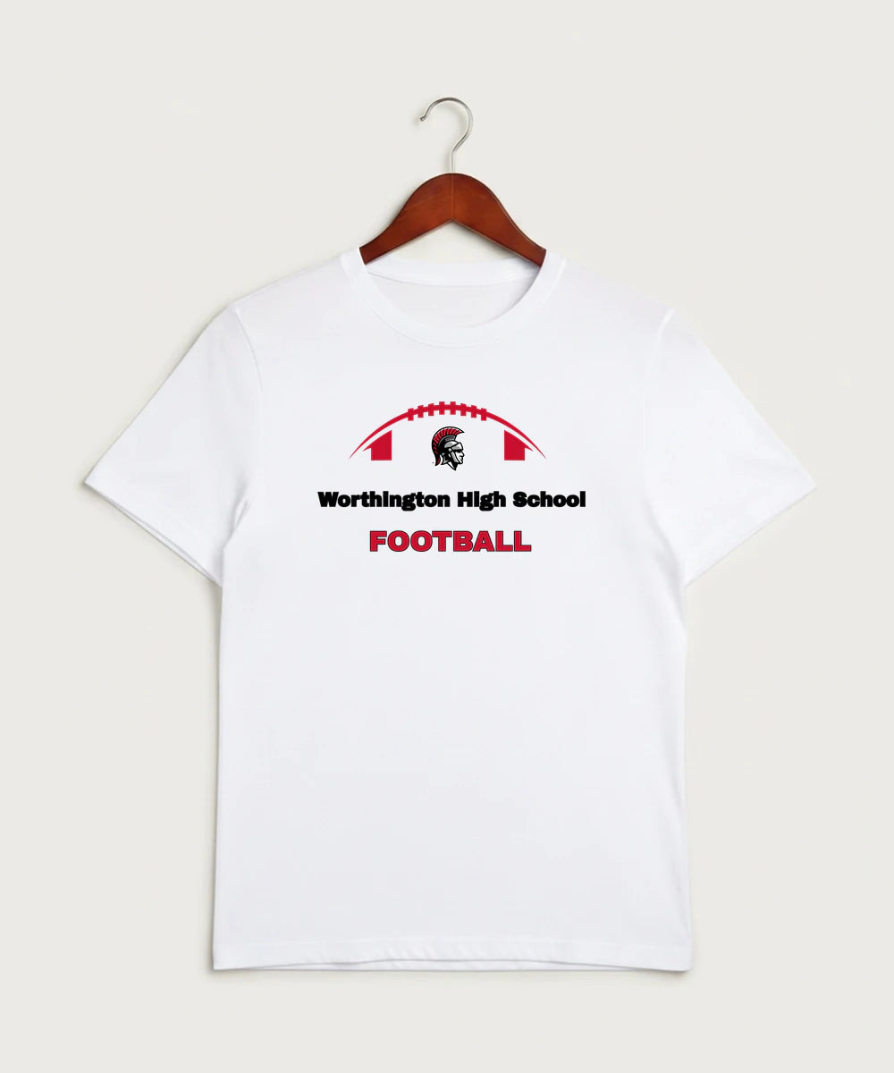 Worthington High School Football (Boys) - White Sport-Tek PosiCharge Competitor Tee. ST350