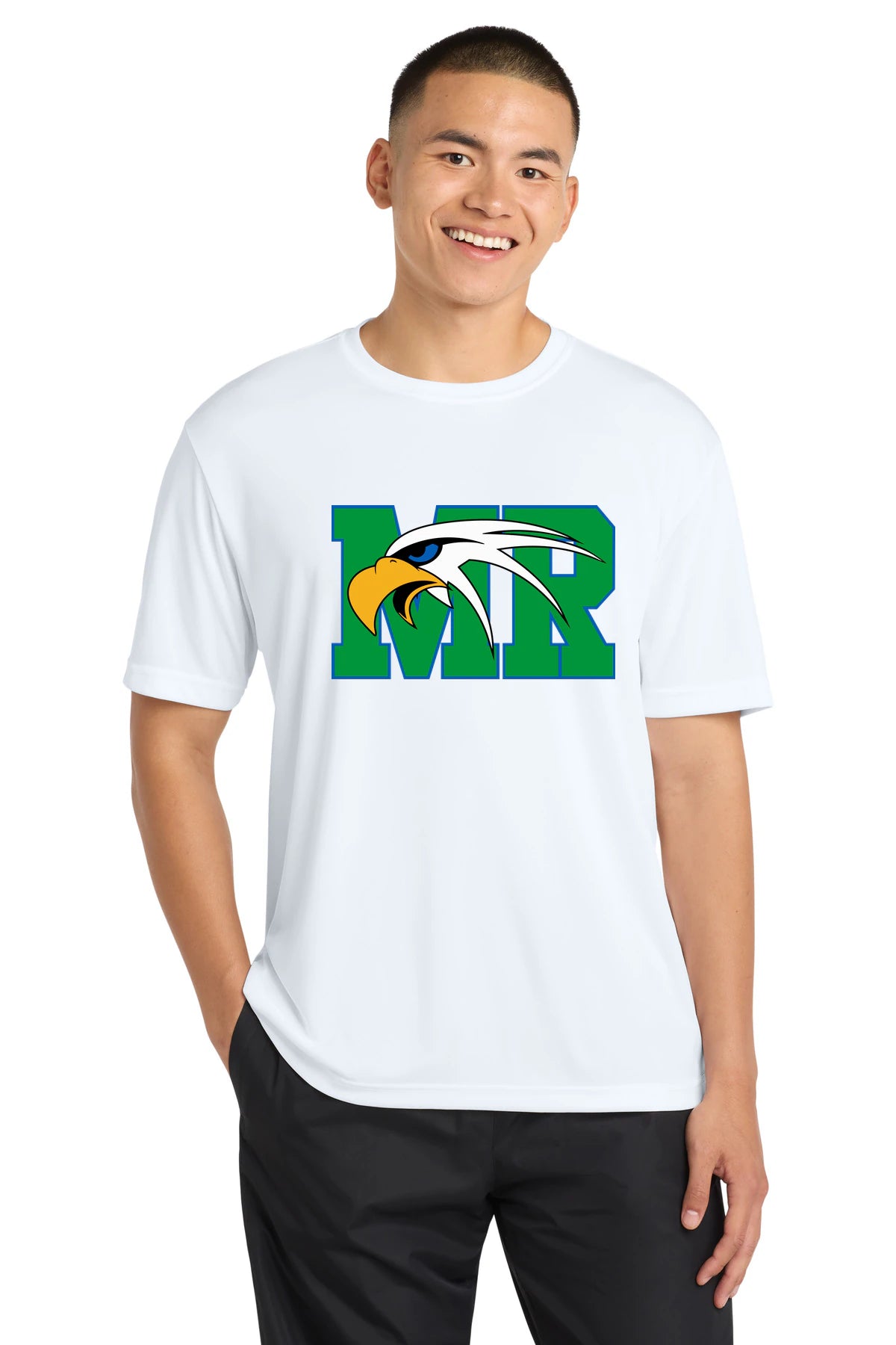 Maple River High School hockey_boys - White Sport-Tek PosiCharge Competitor Tee. ST350