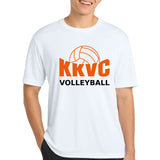 KVCC Volleyball - White Sport-Tek PosiCharge Competitor Tee. ST350