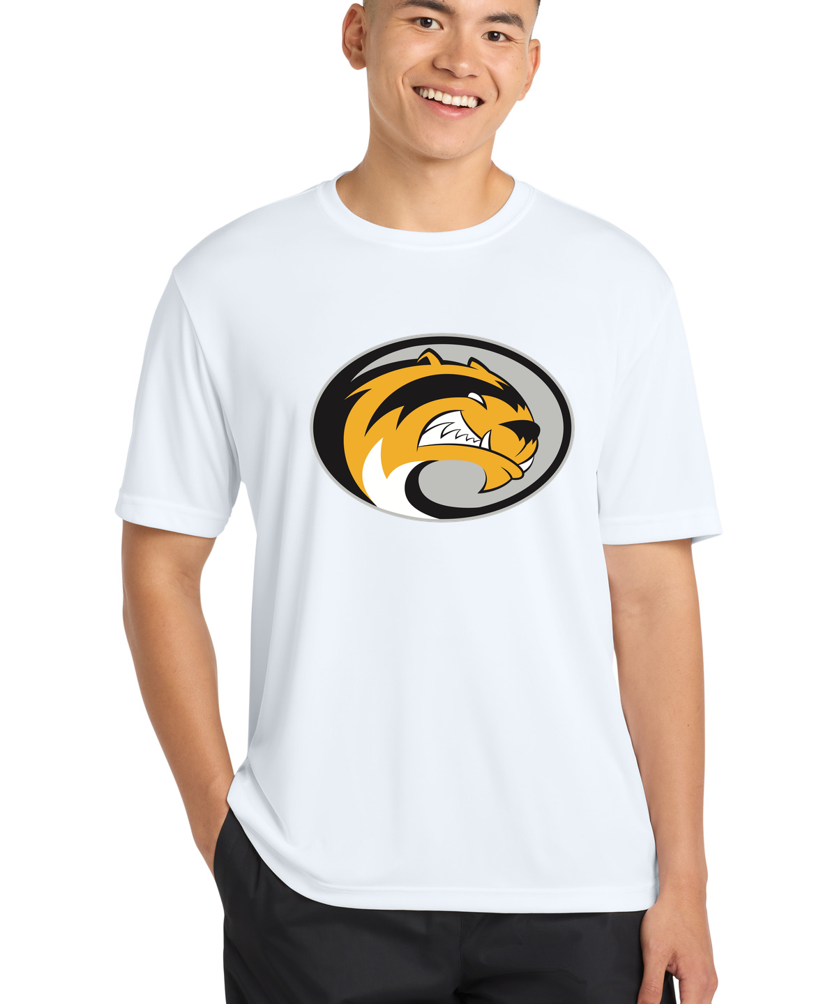 Sibley East Football - White Sport-Tek PosiCharge Competitor Tee. ST350