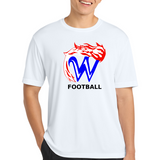 Waupaca High School Football - White Sport-Tek PosiCharge Competitor Tee. ST350