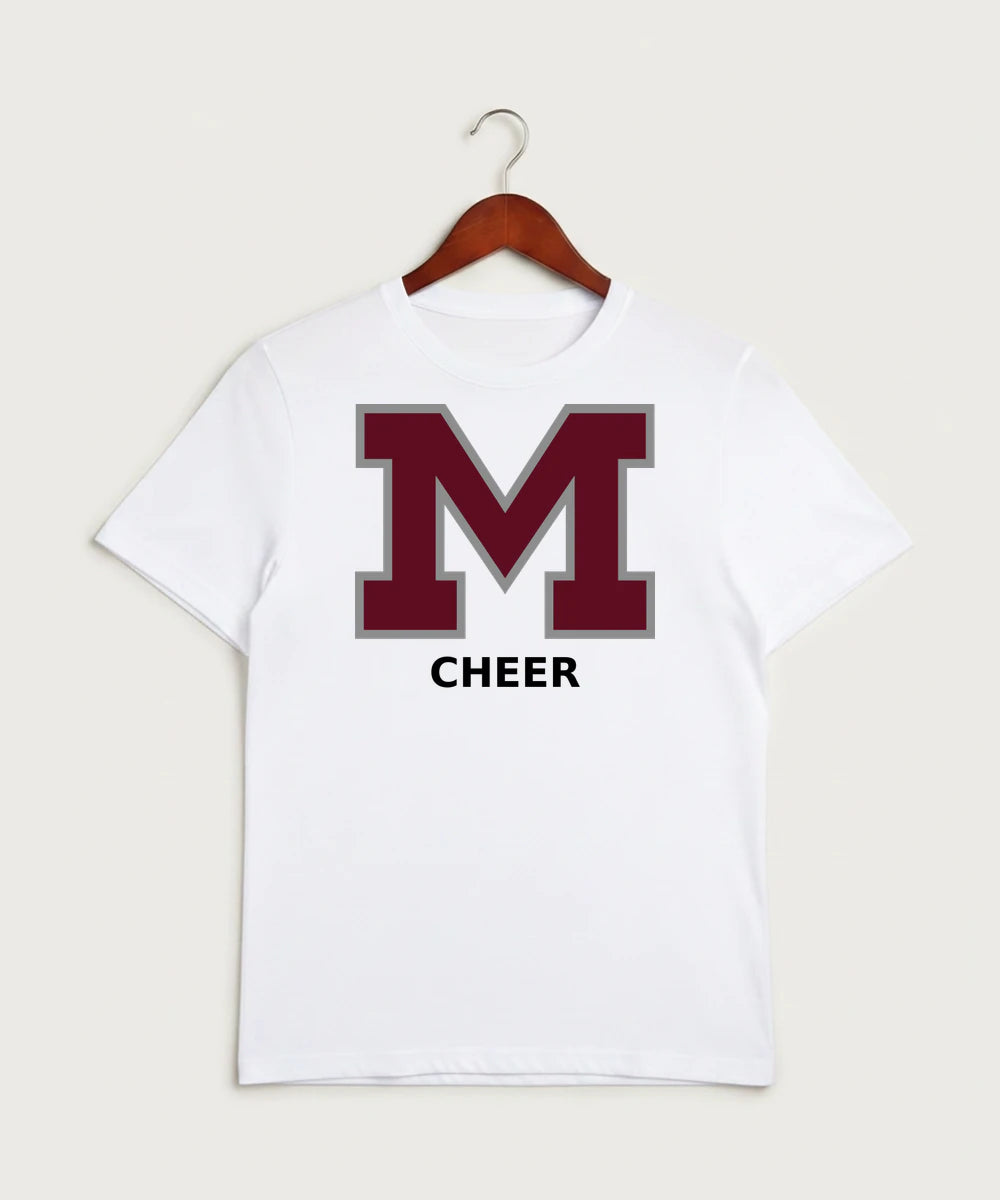 Moline Cheer general - White Sport-Tek PosiCharge Competitor Tee. ST350