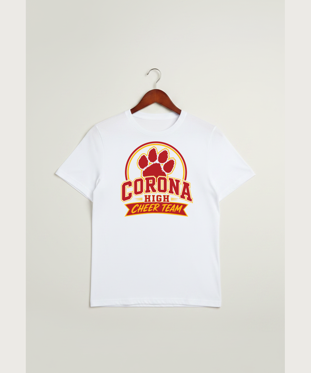Corona Senior High School Cheer - White Sport-Tek PosiCharge Competitor Tee. ST350