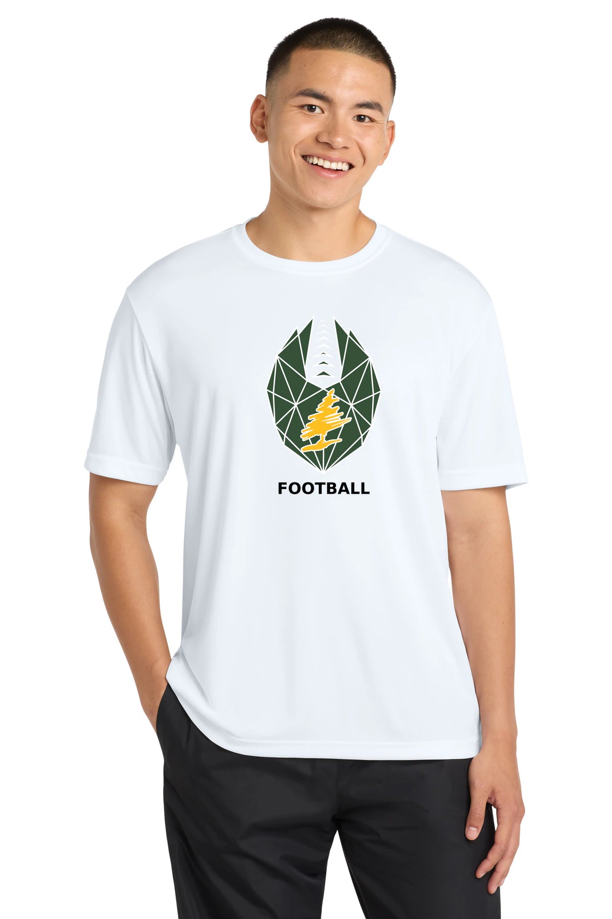 DC Everest Middle School Football — example store - White Sport-Tek PosiCharge Competitor Tee. ST350