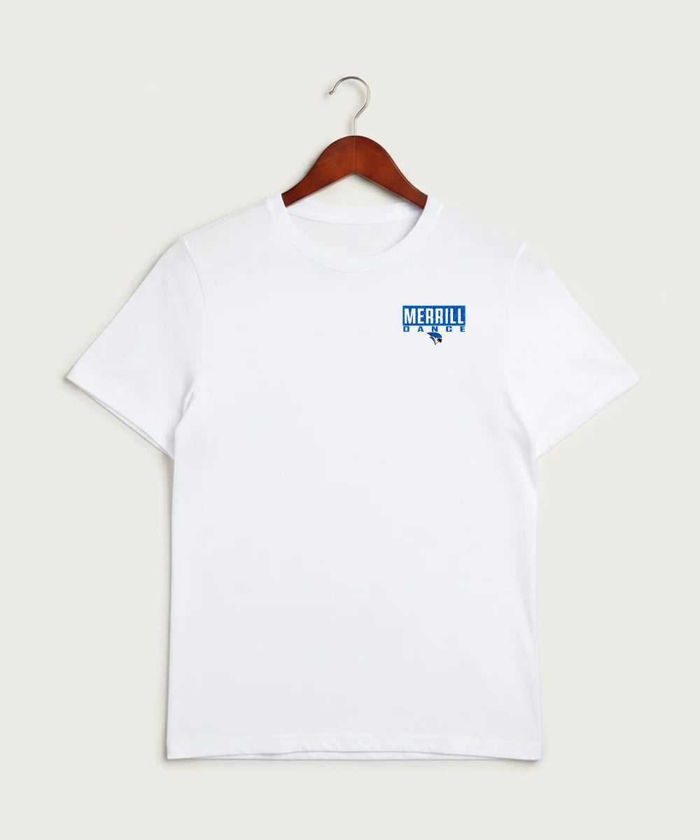 Merrill Dance and Cheer - White Sport-Tek PosiCharge Competitor Tee. ST350