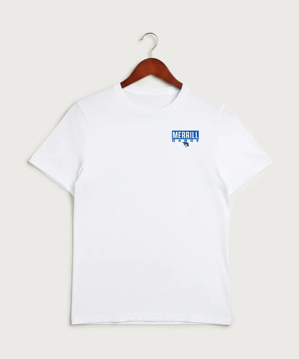 Merrill Dance and Cheer - White Sport-Tek PosiCharge Competitor Tee. ST350