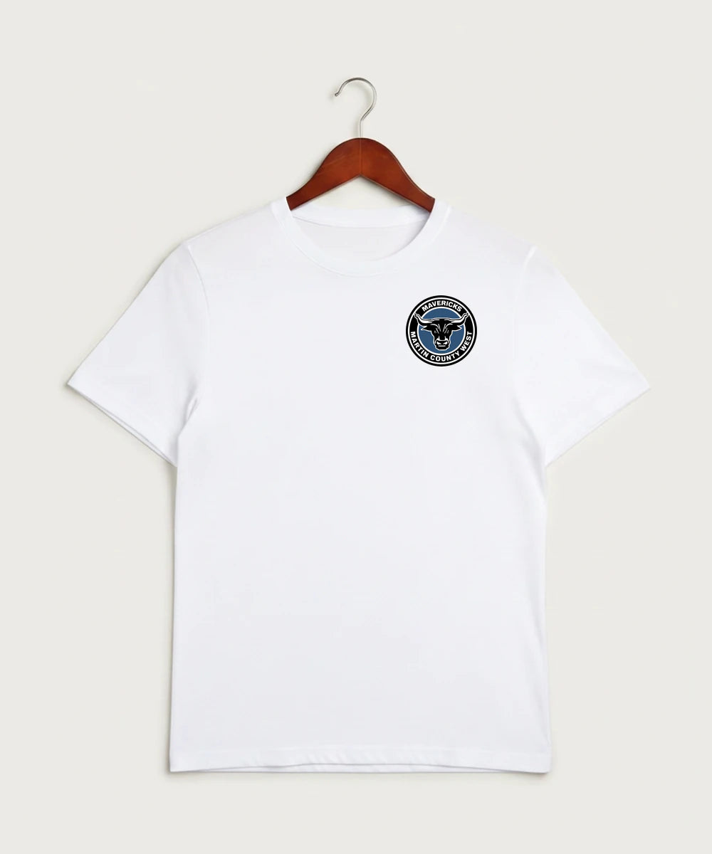 Martin County West High School Football (Boys) - White Sport-Tek PosiCharge Competitor Tee. ST350