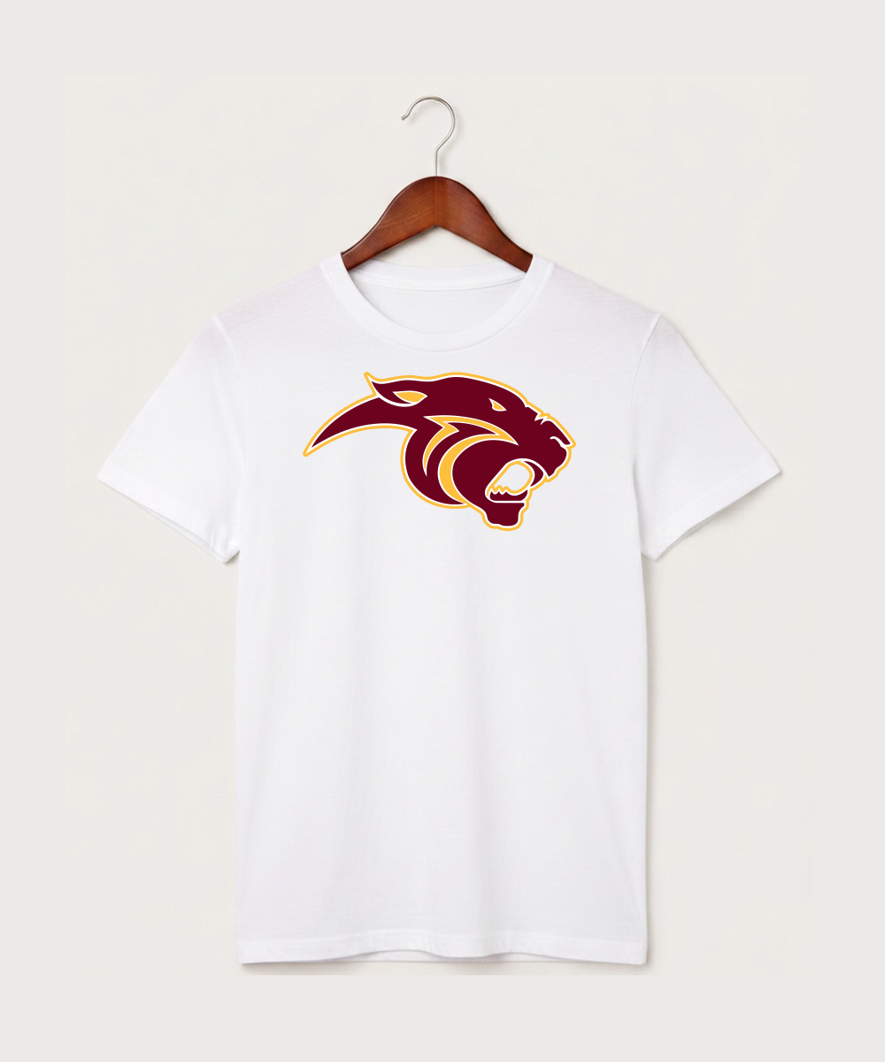 Pine Island High School Football (Boys) - White T-Shirt - Full Front