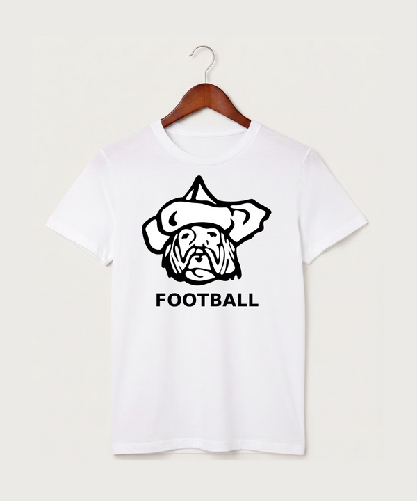 Polo HS Football general - White T-Shirt - Full Front