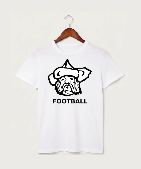 Polo HS Football general - White T-Shirt - Full Front