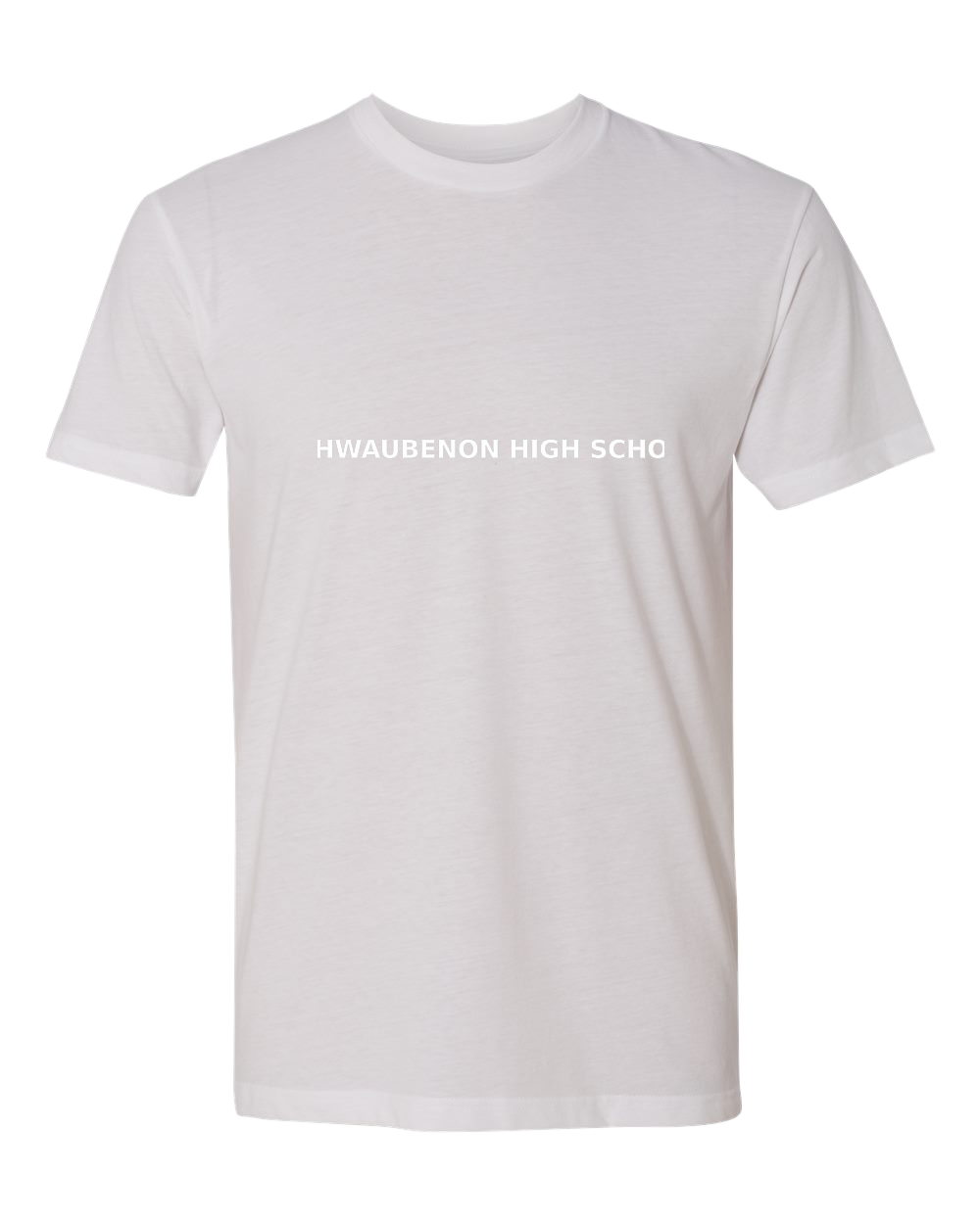 Ashwaubenon Baseball — final e2e test - White T-Shirt - Full Front