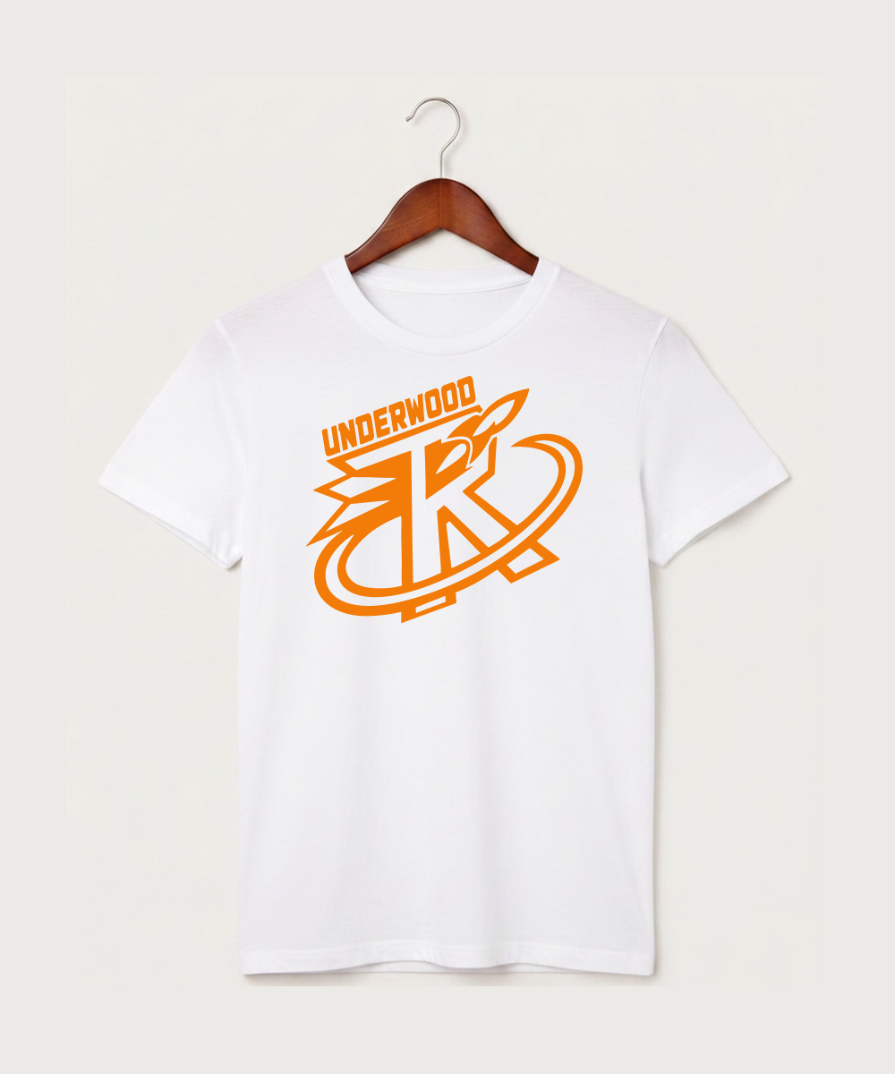 Underwood High School Football (Boys) - White T-Shirt - Full Front