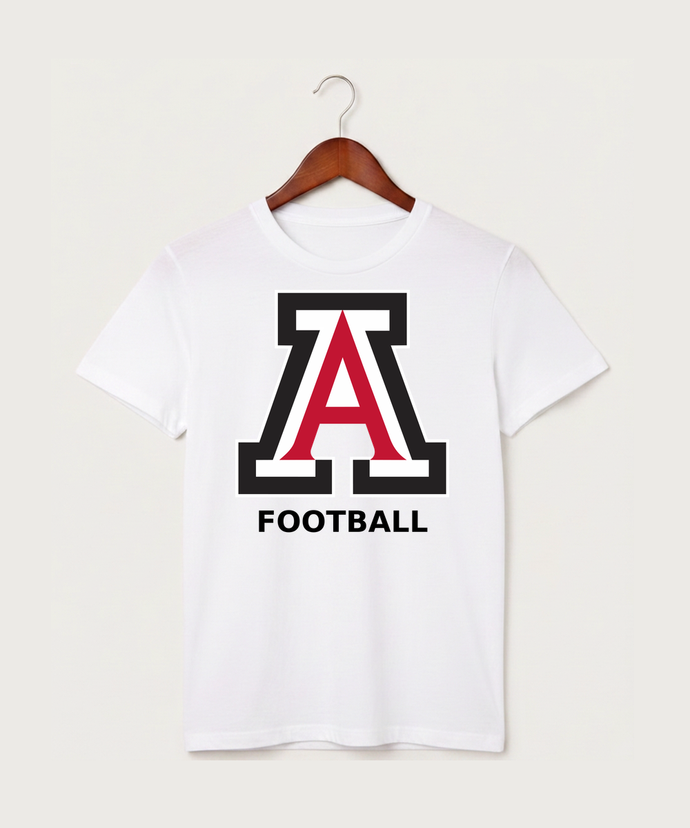 Amboy Football general - White T-Shirt - Full Front