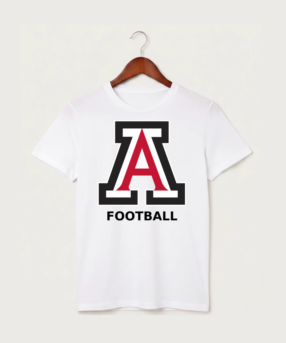 Amboy Football general - White T-Shirt - Full Front