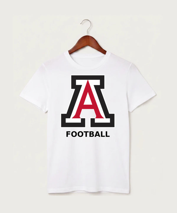 Amboy Football general - White T-Shirt - Full Front