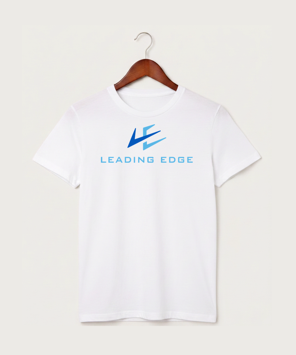 Leading Edge Team Store - White T-Shirt - Full Front