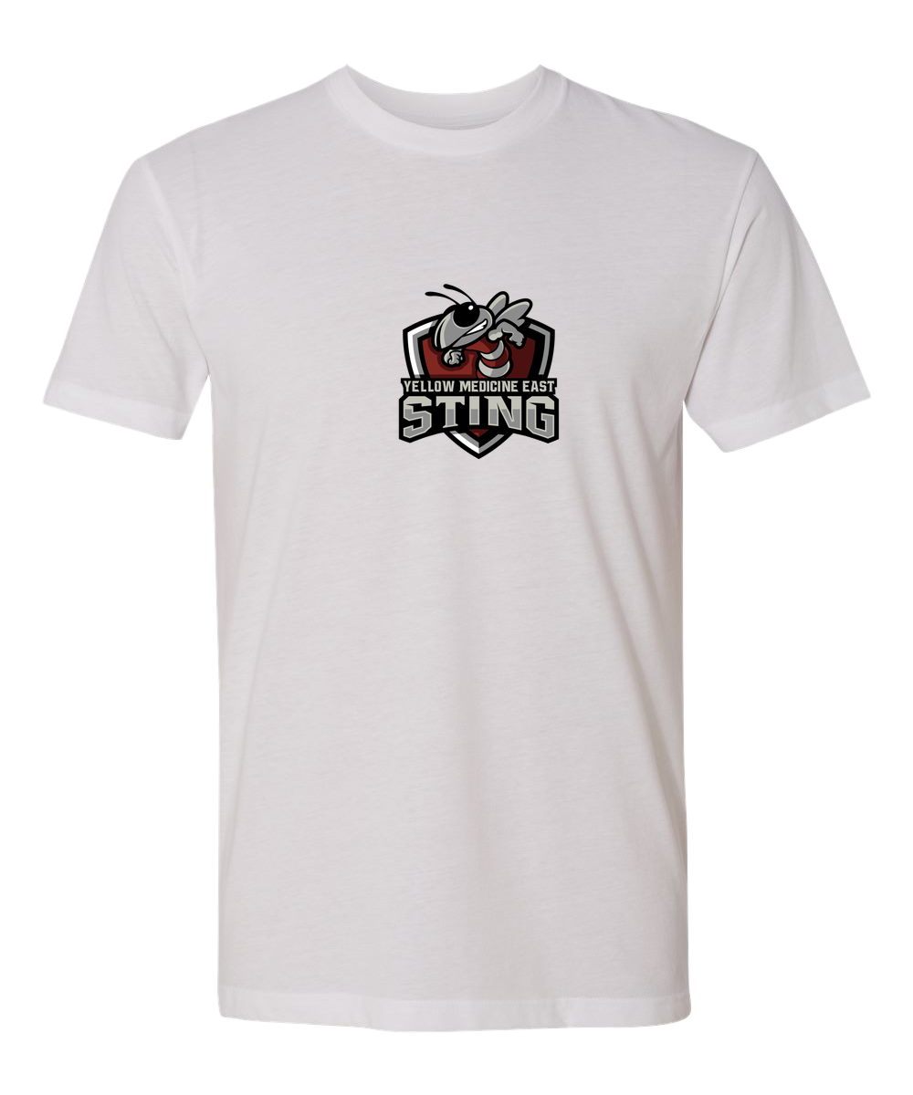 Yellow Medicine East Athletics - White T-Shirt - Full Front