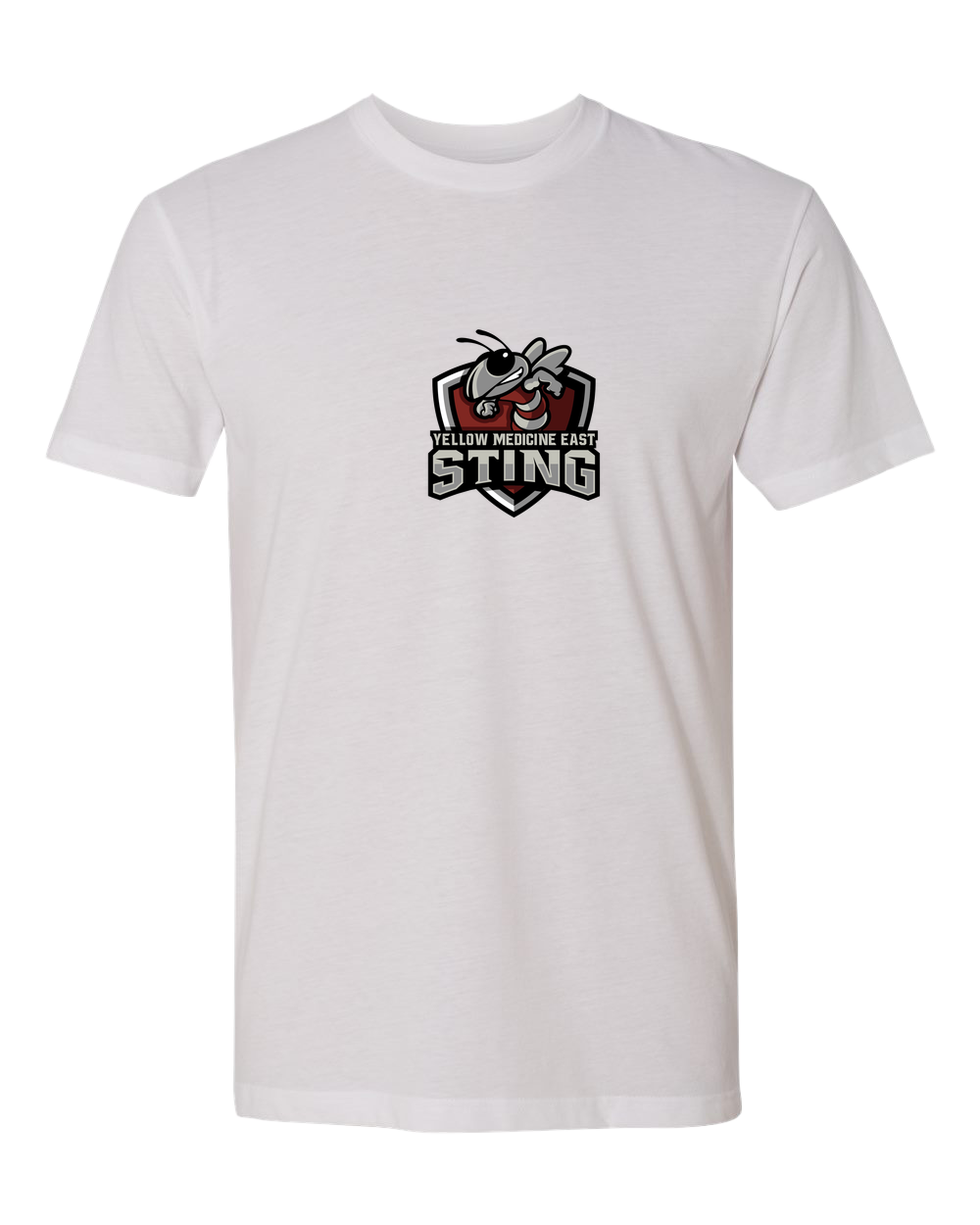 Yellow Medicine East Athletics - White T-Shirt - Full Front