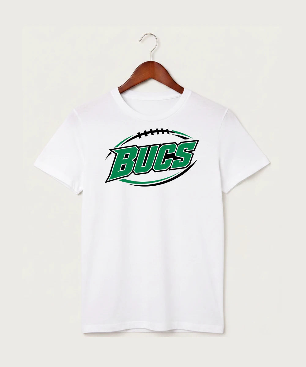 Waterville-Elysian-Morristown High School Football (Boys) - White T-Shirt - Full Front