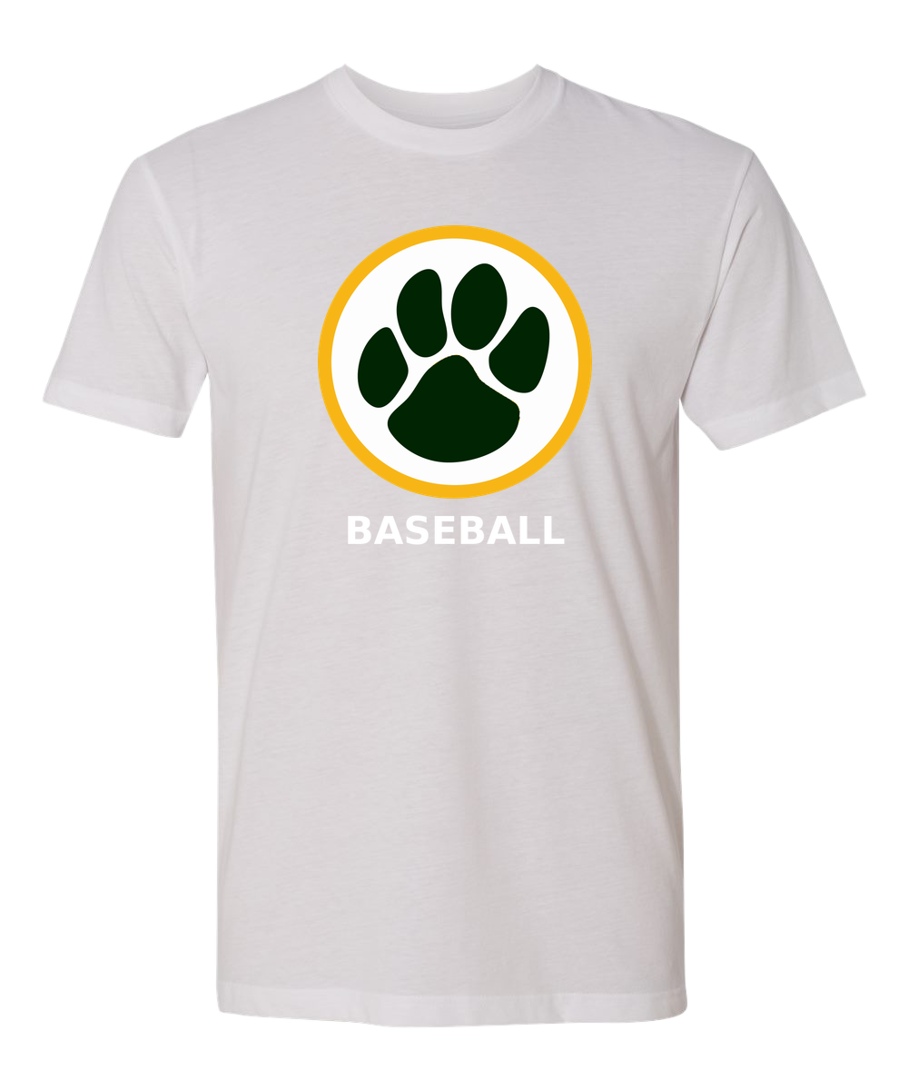 Ashwaubenon Baseball — final e2e test - White T-Shirt - Full Front
