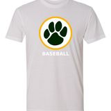 Ashwaubenon Baseball — final e2e test - White T-Shirt - Full Front