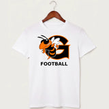 Giltner High School Football - White T-Shirt - Full Front