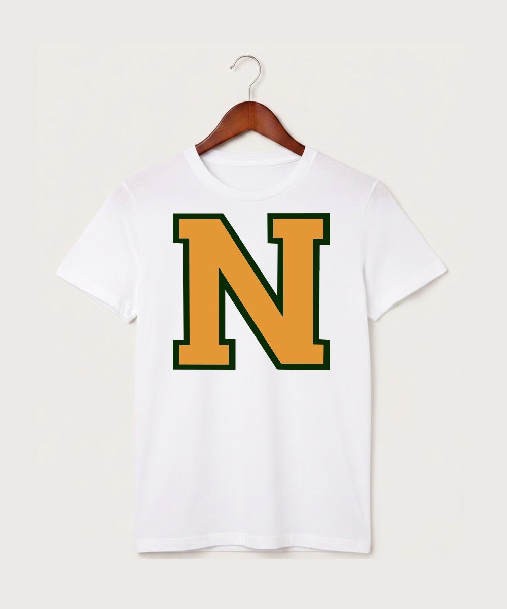Nevis High School Volleyball (Girls) - White T-Shirt - Full Front