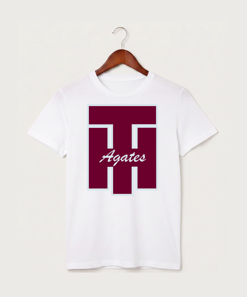 Two Harbors High School Football (Boys) - White T-Shirt - Full Front