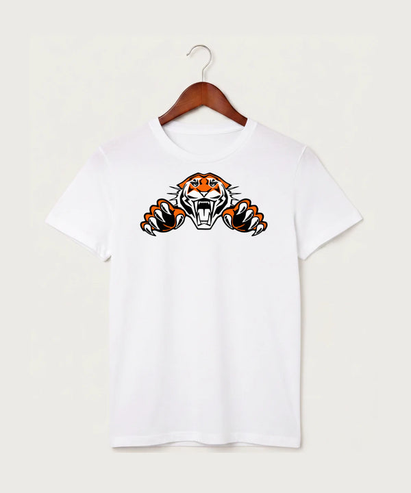 Pine River Backus High School Football (Boys) - White T-Shirt - Full Front