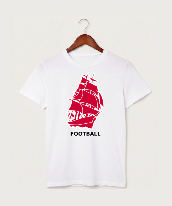 Amboy Football general - White T-Shirt - Full Front
