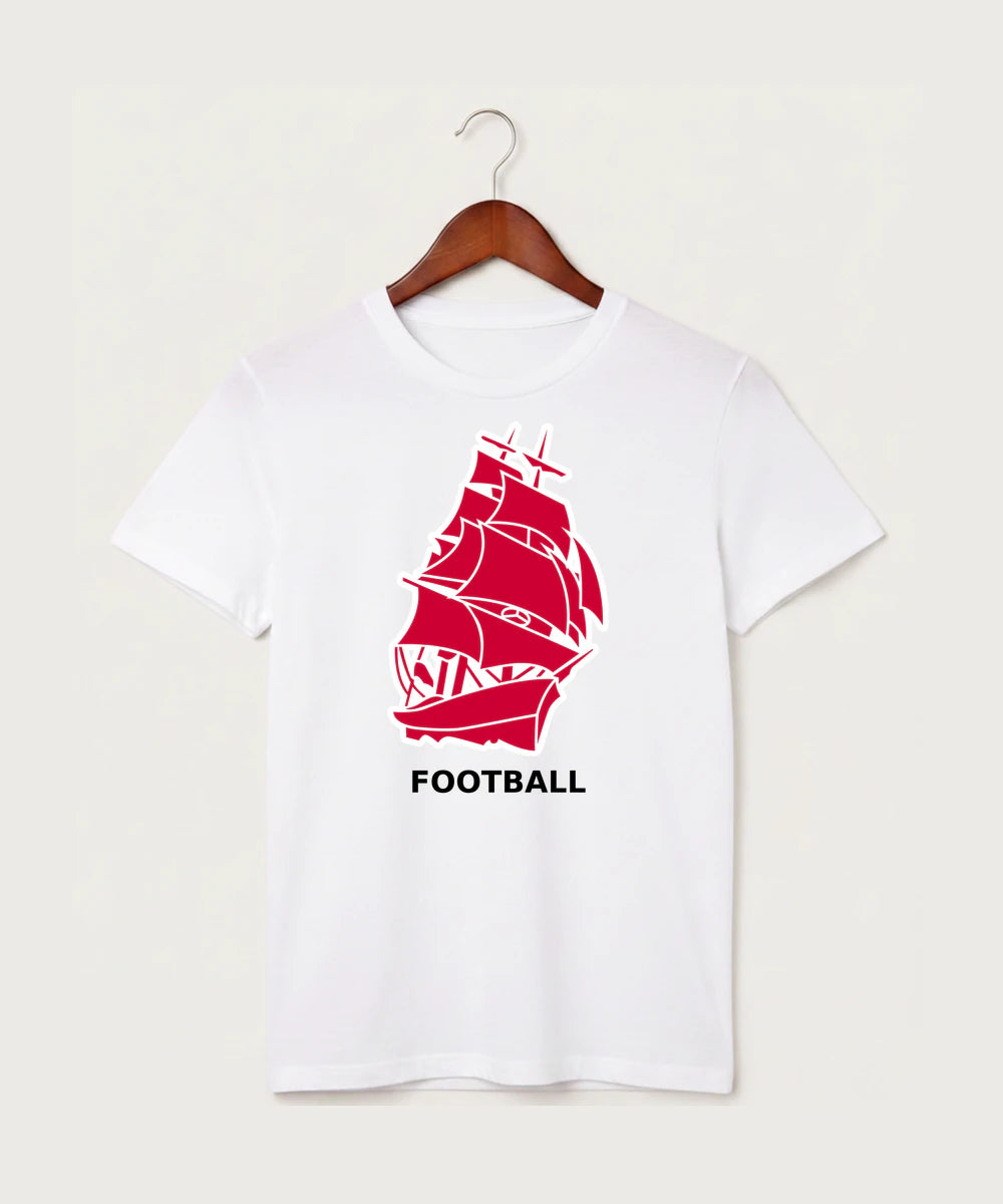 Amboy Football general - White T-Shirt - Full Front
