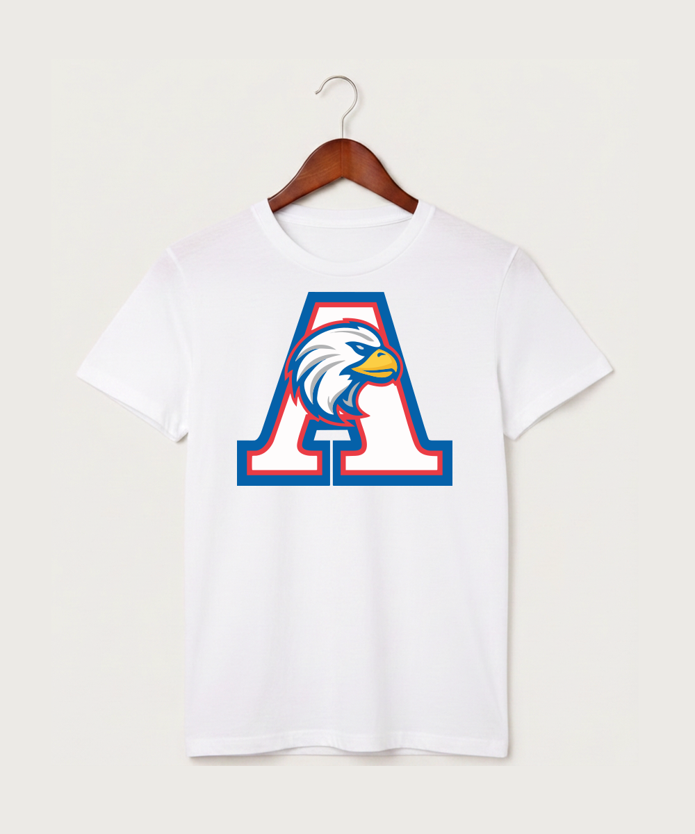 Apollo High School Football (Boys) - White T-Shirt - Full Front