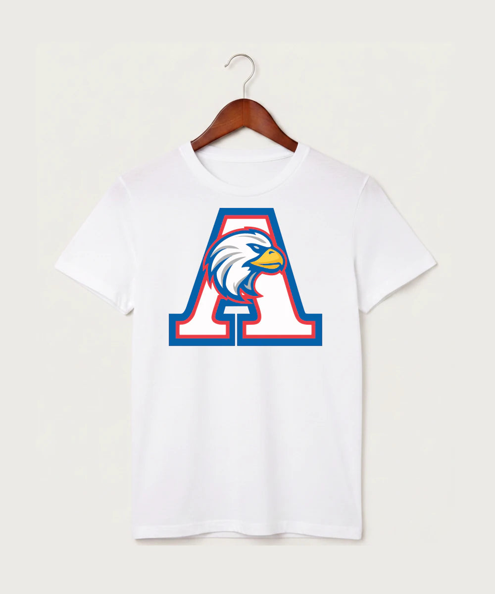 Apollo High School Football (Boys) - White T-Shirt - Full Front