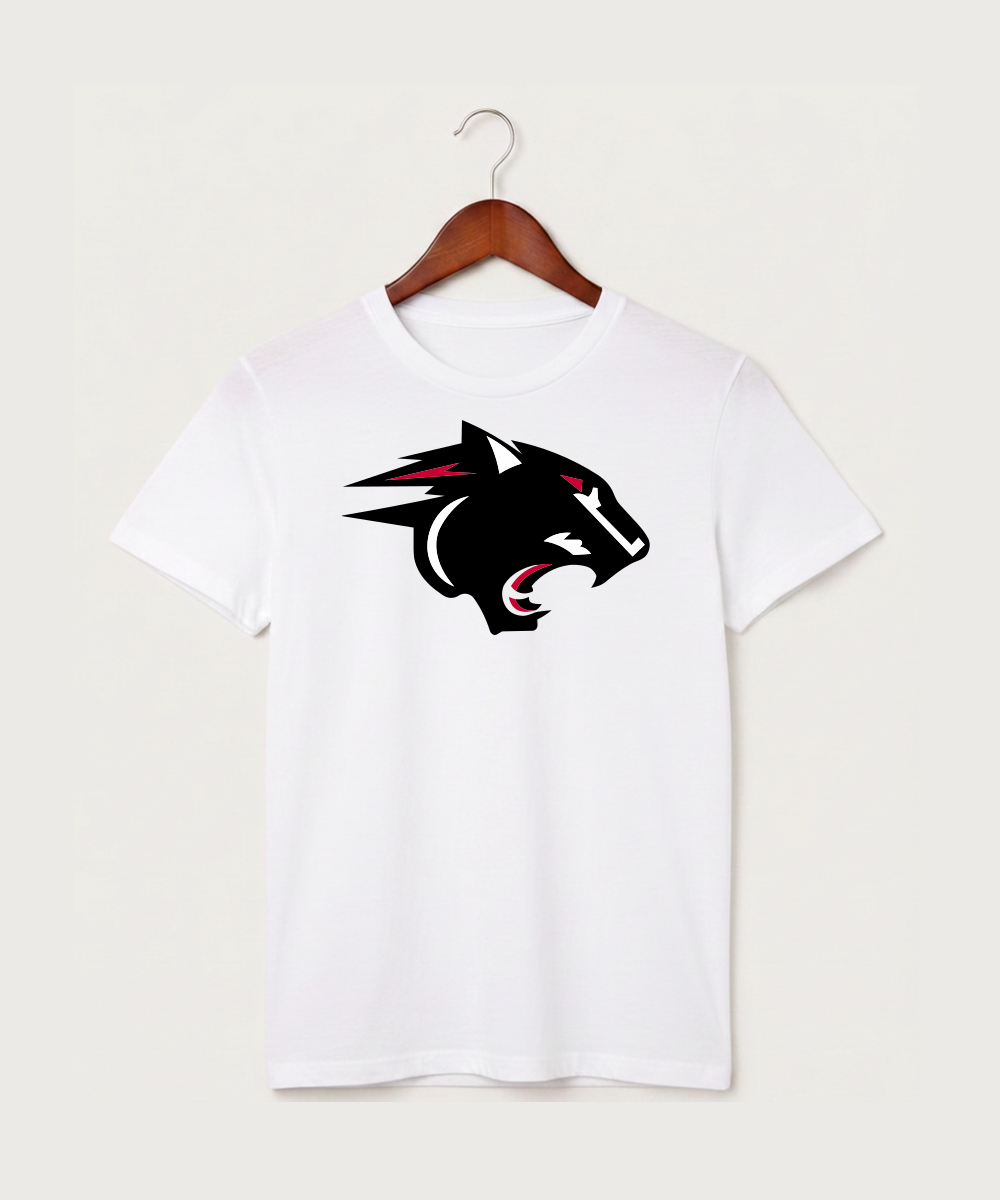 Nrheg Panthers High School Football (Boys) - White T-Shirt - Full Front