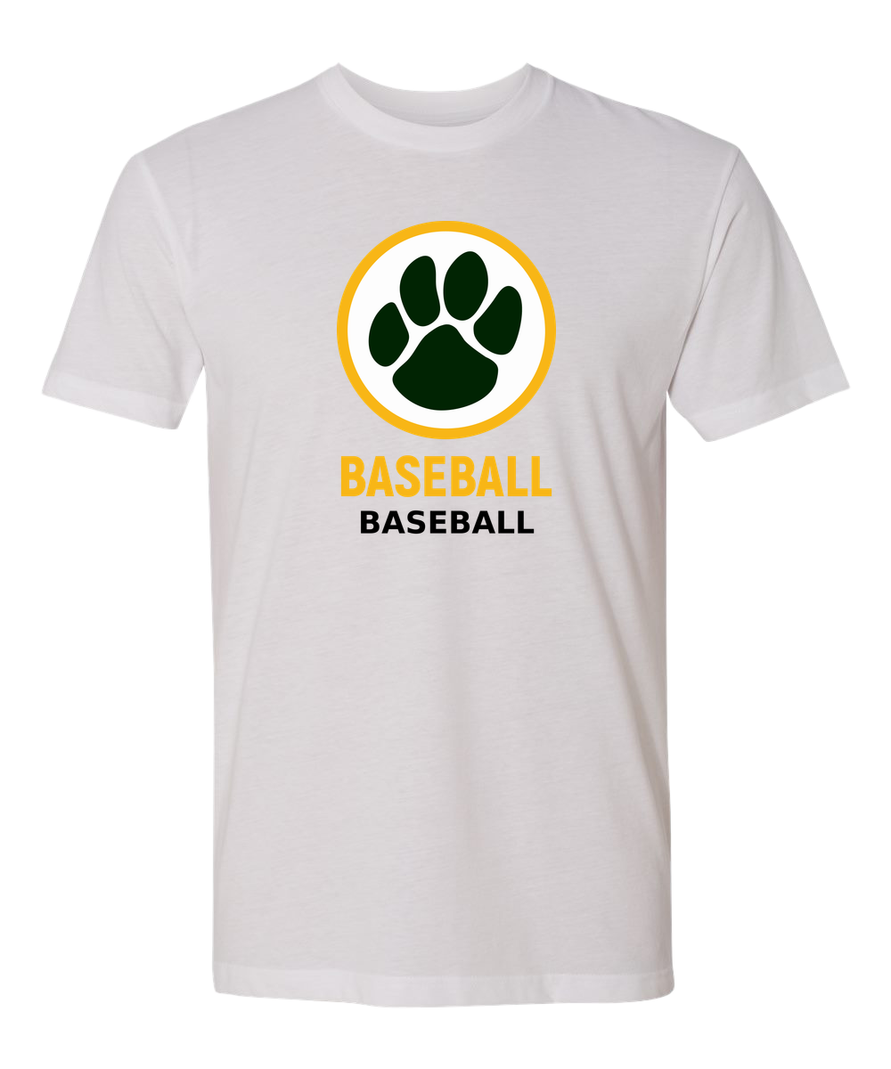 Ashwaubenon Baseball — final e2e test - White T-Shirt - Full Front