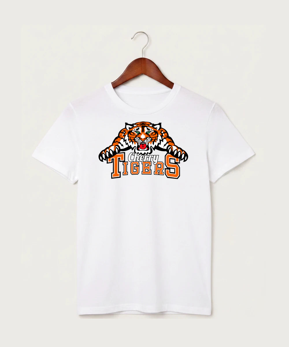 Cherry High School Athletics Coed - White T-Shirt - Full Front