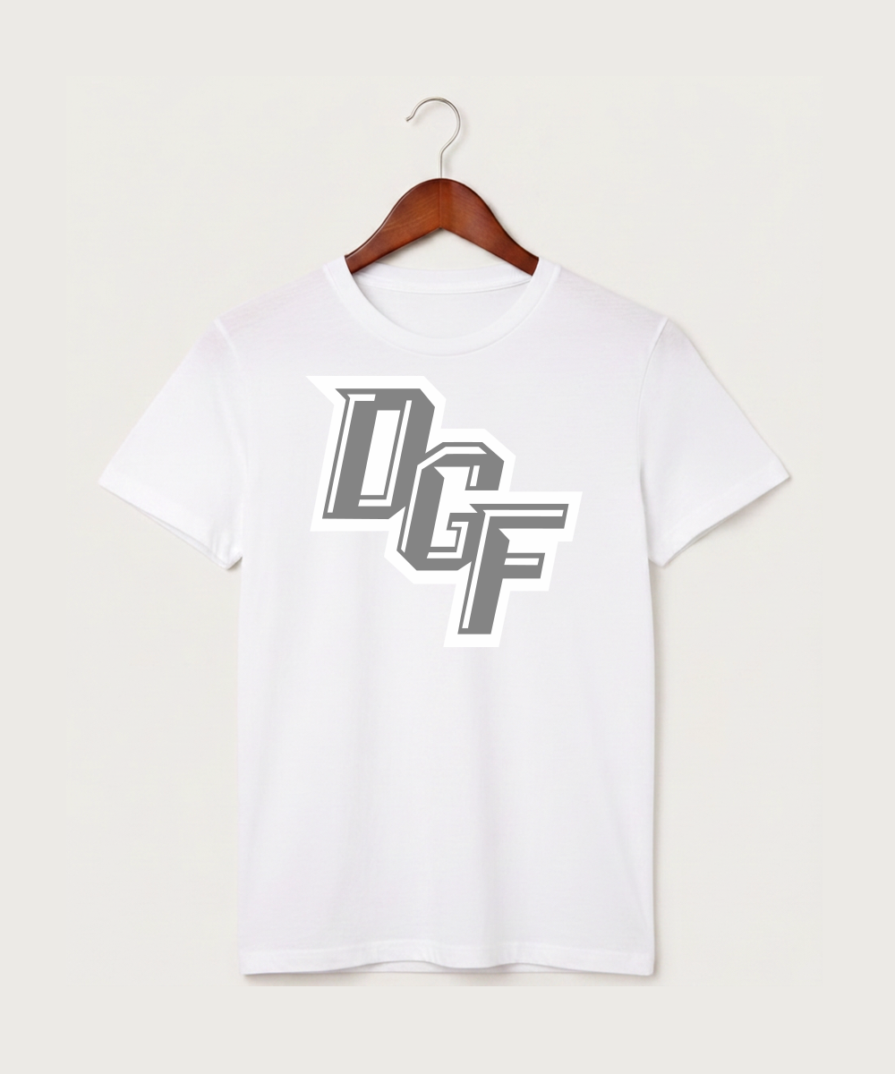 DGF High School Football (Boys) - White T-Shirt - Full Front